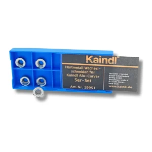 Lot de 5 plaquettes carbure Ø 10 mm - Kaindl Alu-Carver