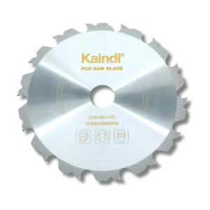 Lame de scie PCD diamant polycristallin pour matériaux abrasifs - Kaindl (Ø160 à Ø300mm)