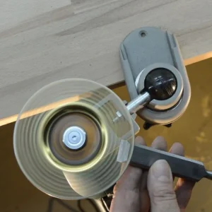 Disque en titane, diamanté et percé  Double face TiN Ø 110 mm gros grain et grain fin - Kaindl